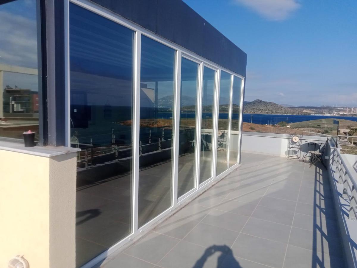 Ferienwohnung Deep Blue Lávrion Exterior foto
